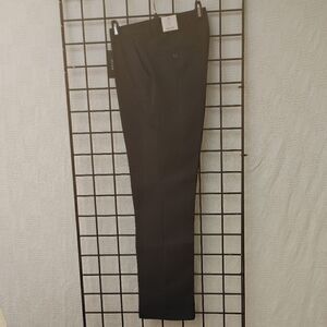 BOGARI LADIES 100% MICROFIBER NAVY DRESS SLACK.